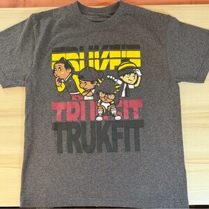 Trukfit Charcoal Tee with Bold Graphic